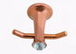 Zinc Alloy and Crystal Bathroom Accessory Robe Hook Modern Design Plate Rose Gold